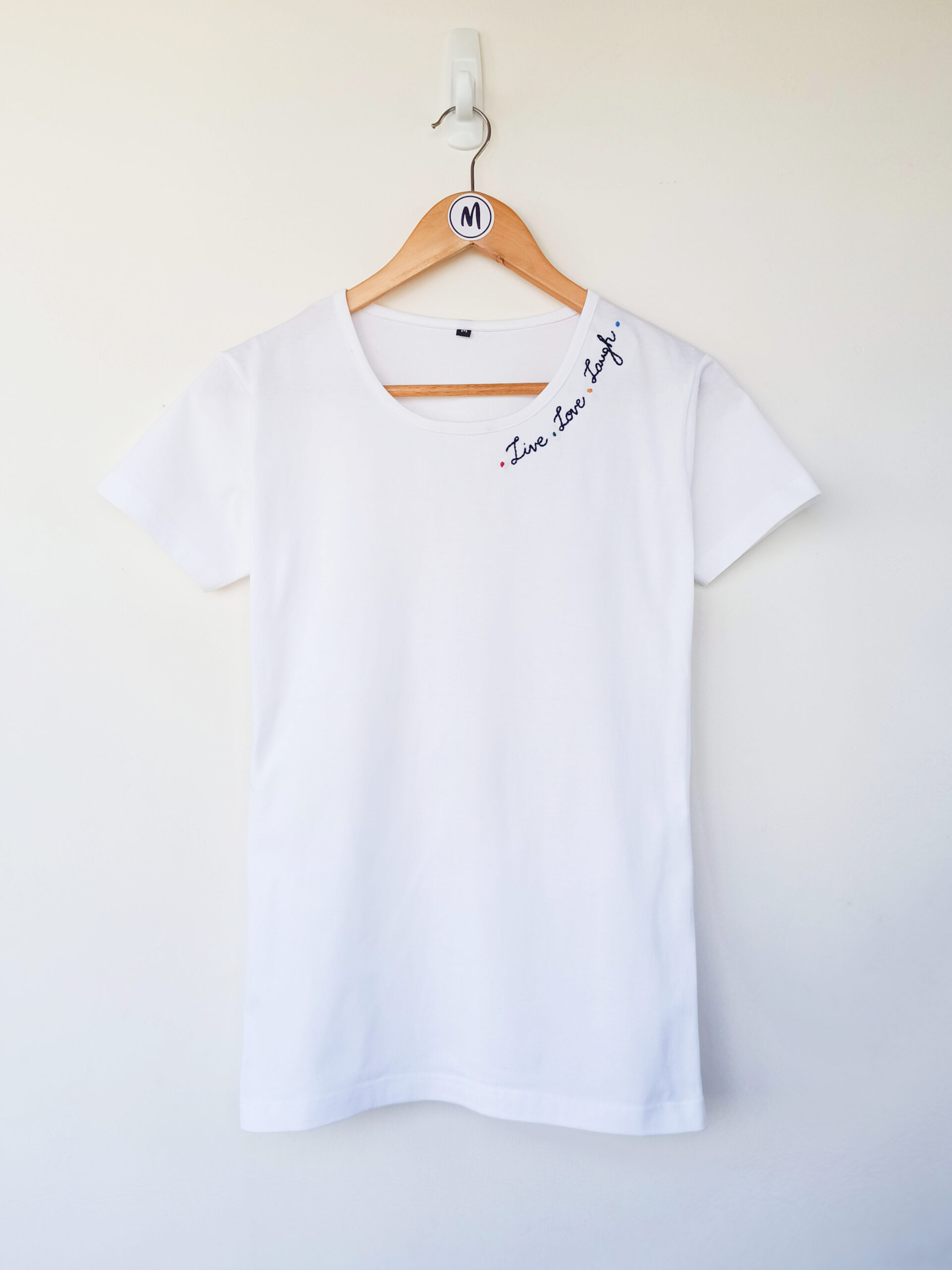 IAMHOTTY White Line Reflective Woman T Shirt Letter Print Zipper