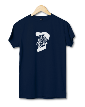 Beard Needs Beer Navy Blue Front