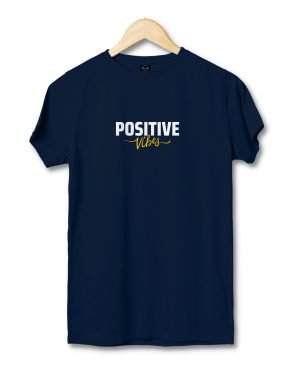 Positive-Vibes-Navy-Blue-tshirt