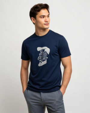 This beard needs beer navy blue t-shirt