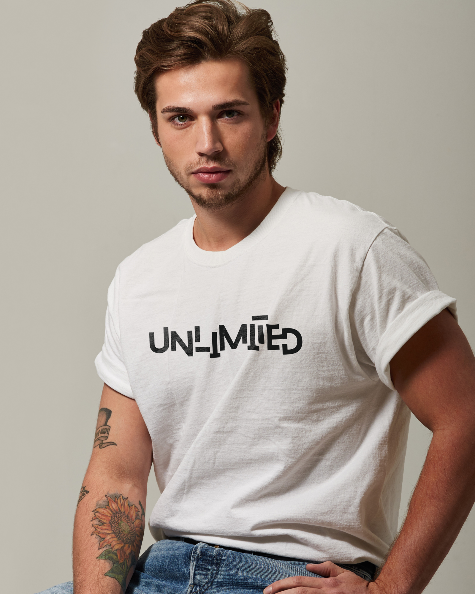 Unlimited White tshirt Unlimited White tshirt