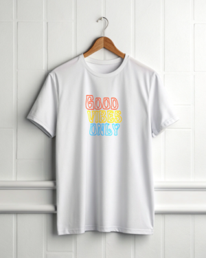 Good Vibes Only White T-shirt