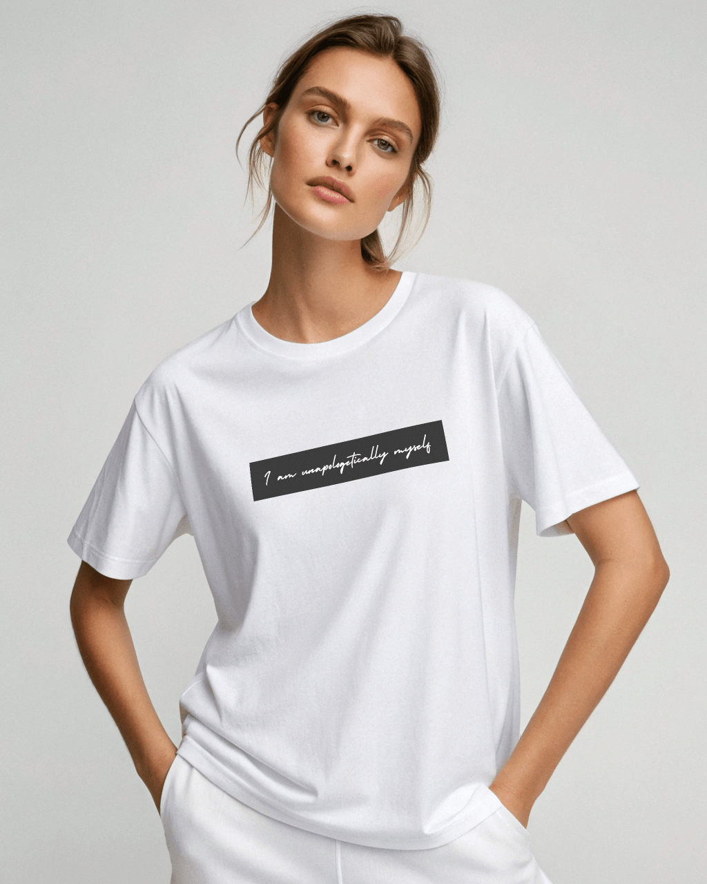 I am unapologetically White Boyfriend T-shirt I am unapologetically White Boyfriend T-shirt