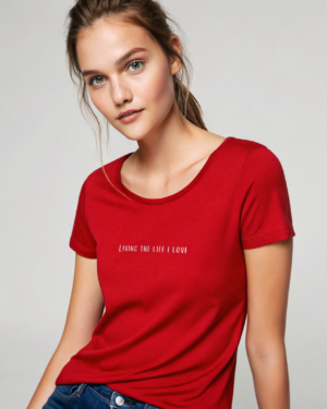 Living the life I love red t-shirt