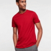 Plain Crew Neck Red T-Shirt