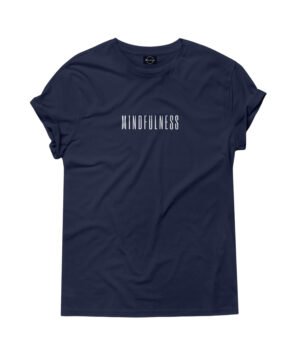Mindfulness Navy blue T-shirt