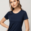 Plain Round Neck Navy Blue T-Shirt