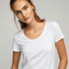 Plain Round Neck White T-Shirt