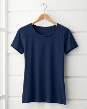 Women Navy Blue T-Shirt